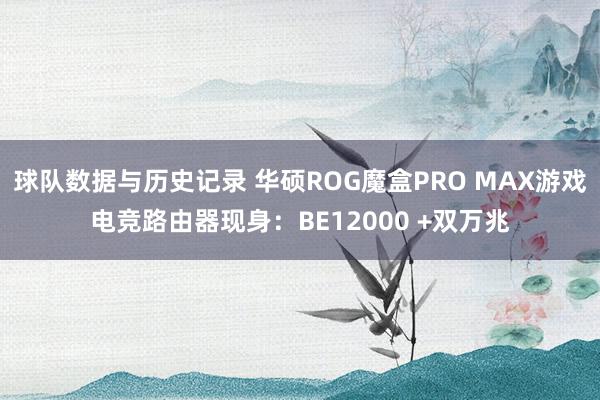 球队数据与历史记录 华硕ROG魔盒PRO MAX游戏电竞路由器现身：BE12000 +双万兆