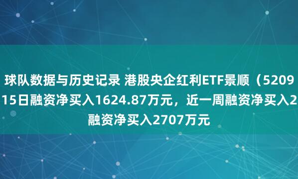 球队数据与历史记录 港股央企红利ETF景顺（520990）5月15日融资净买入1624.87万元，近一周融资净买入2707万元