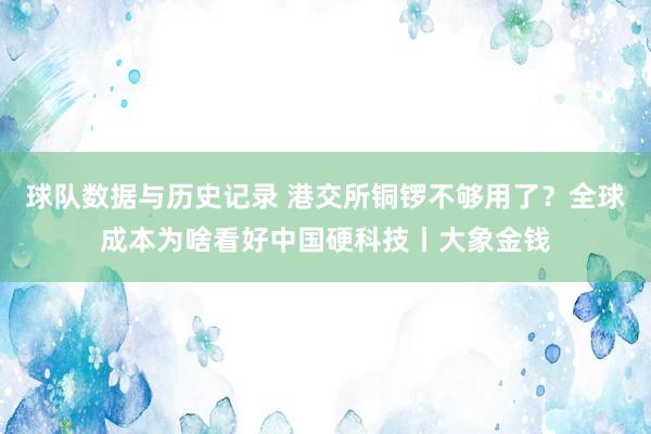球队数据与历史记录 港交所铜锣不够用了？全球成本为啥看好中国硬科技丨大象金钱