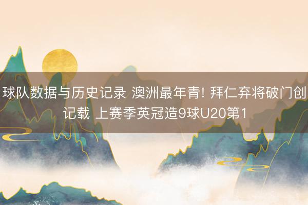 球队数据与历史记录 澳洲最年青! 拜仁弃将破门创记载 上赛季英冠造9球U20第1